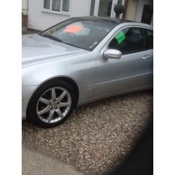 2003 Mercedes c class c200 kompressor coupe auto poss px