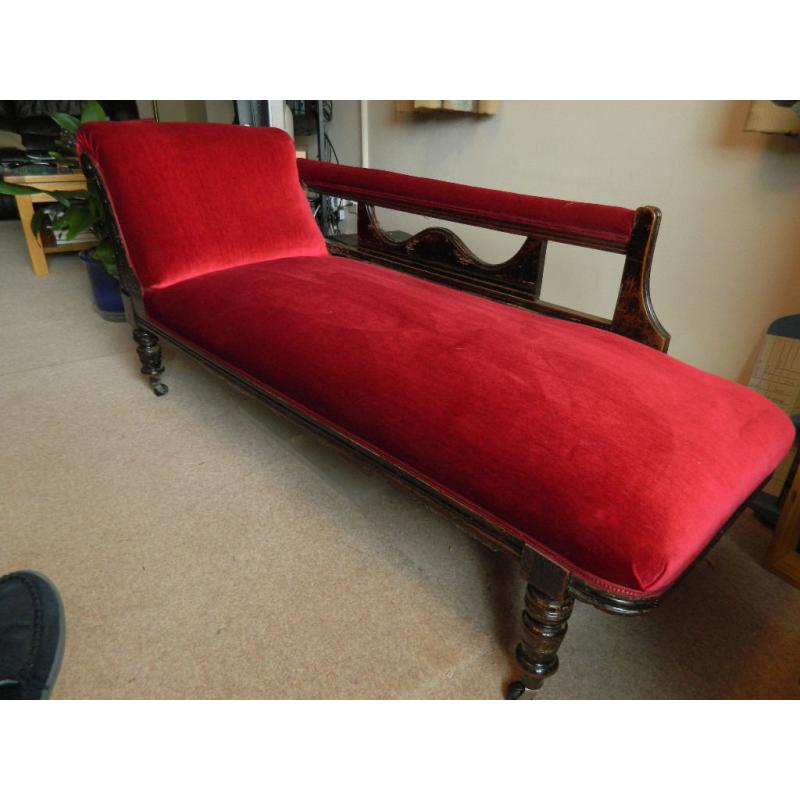 Edwardian chaise-longue