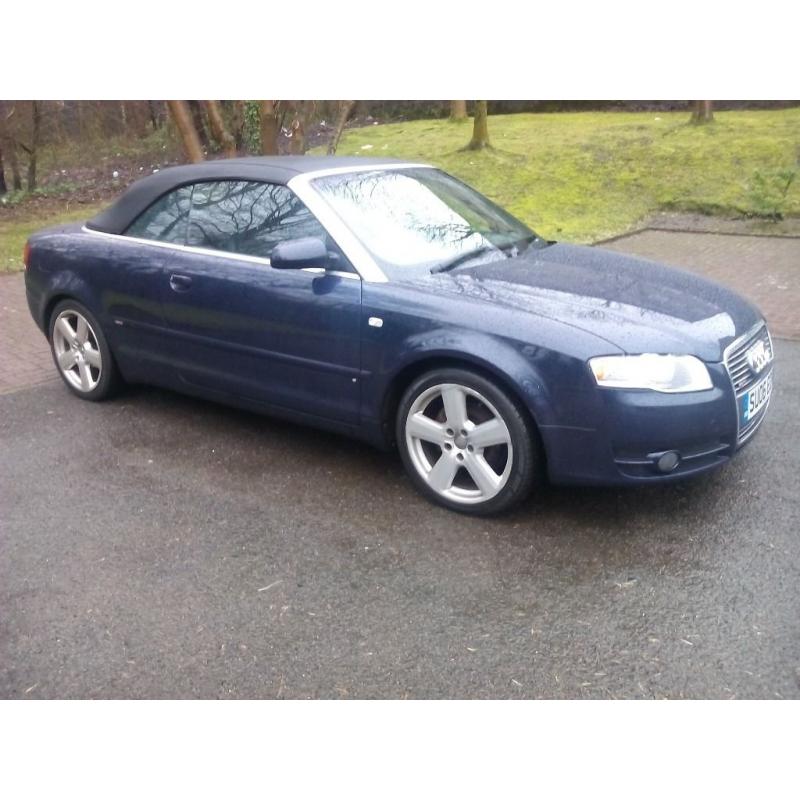 audi a4 cabriolet s line 2.0 tdi 2006 06 plate turbo