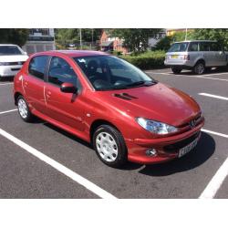 2008 Peugeot 206 1.4 Look-65,000-April 17 mot-service history-2 owners-great value