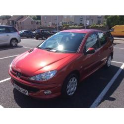 2008 Peugeot 206 1.4 Look-65,000-April 17 mot-service history-2 owners-great value