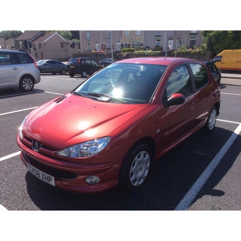 2008 Peugeot 206 1.4 Look-65,000-April 17 mot-service history-2 owners-great value