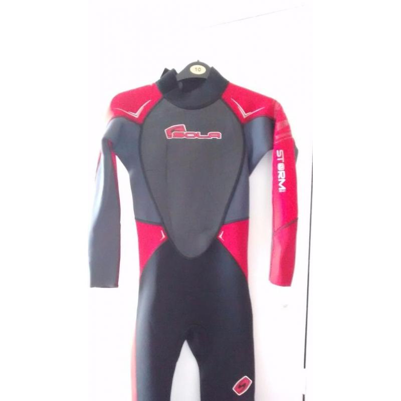 Sola Storm childs full wetsuit XLG vgc