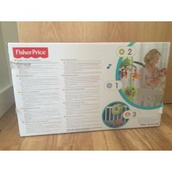 FISHER PRICE Rainforest Peek-A-Boo musical cot mobile