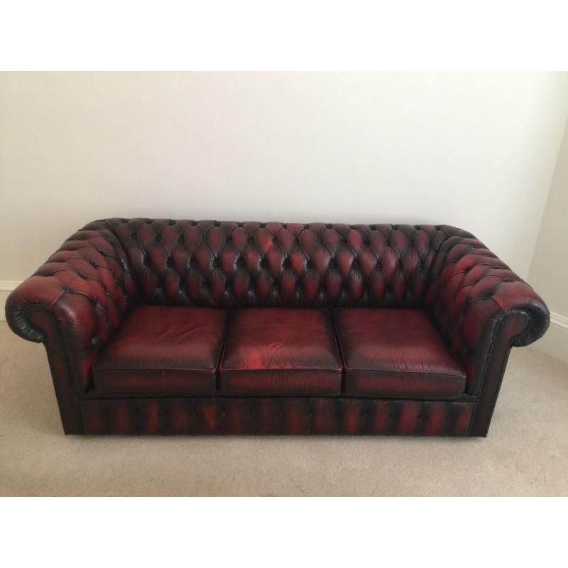 3-seater Chesterfield-style Sofa For Sale - Very Good Condition