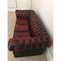 3-seater Chesterfield-style Sofa For Sale - Very Good Condition