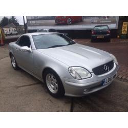 2001 MERCEDES SLK 200 KOMPRESSOR CONVERTIBLE