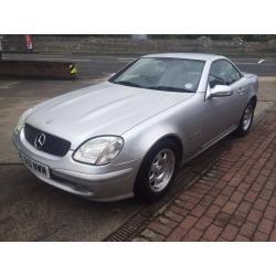 2001 MERCEDES SLK 200 KOMPRESSOR CONVERTIBLE