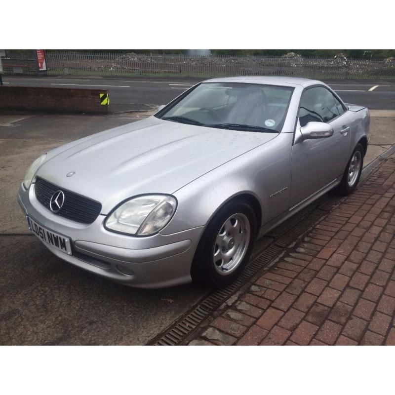 2001 MERCEDES SLK 200 KOMPRESSOR CONVERTIBLE