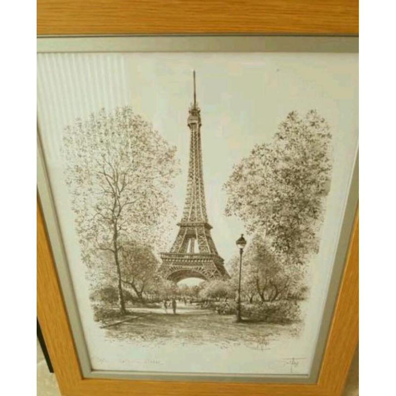 A5 Effiel Tower Print