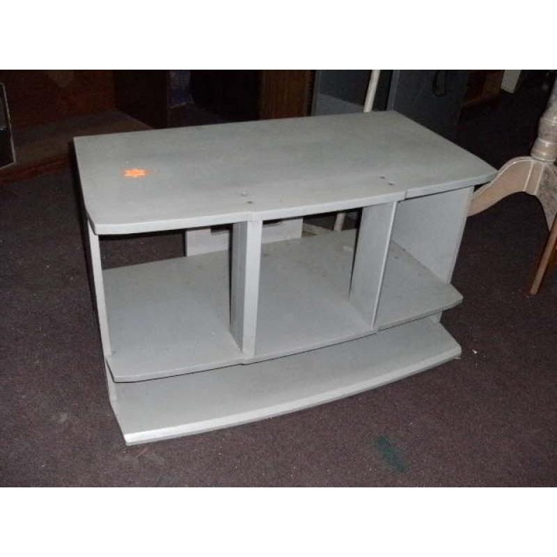 Silver tv unit