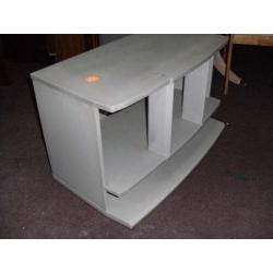 Silver tv unit