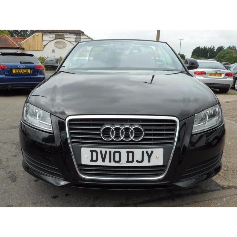 2010 AUDI A3 1.6 TDI Technik FULL AUDI SERVICE HISTORY RED SOFT TOP