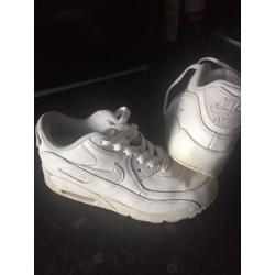 Girls Nike air max, size 2