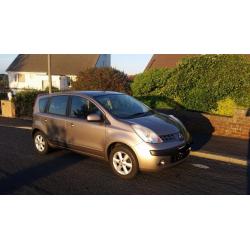 Nissan note 1.6 2006 se auto with low mileage.