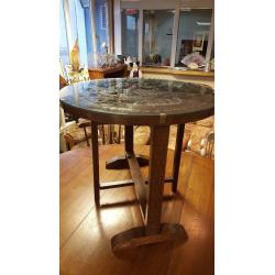 Chinese Carved / Tilt Top Coffee Table Circa 1920's