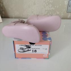 Andanine Pink Pram Shoes Size 18