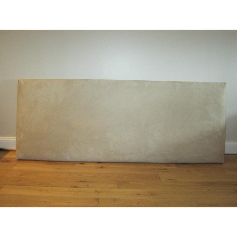 Silentnight Paris Velour Headboard Natural Colour 'Brand New'