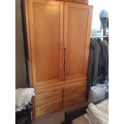 Large wooden wardrobe