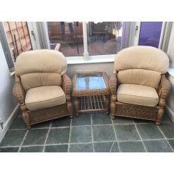 5 piece wicker conservatory furniture