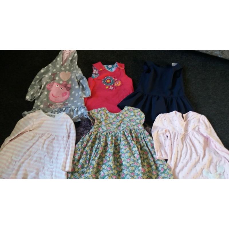 Bundle Baby Girls Clothes 9-12 months