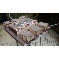 WORLD WAR ONE TRENCH / NOMANSLAND HOMEMADE FOR DISPLAYS SCHOOL PROJECTS /SOLDIER DISPLAY / PLAY