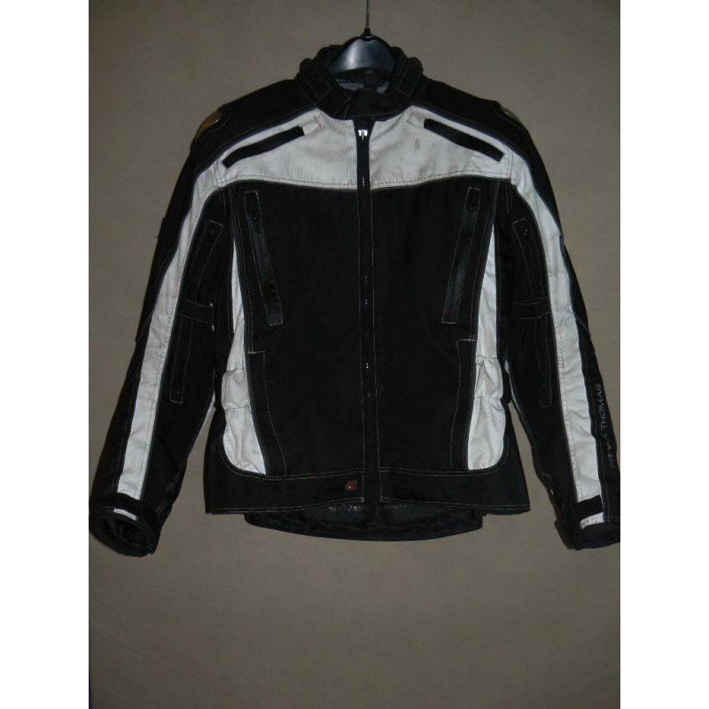 Motorcycle Jacket, ladies Frank Thomas Xti textile jacket size M (12).