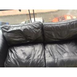 Leather sofa "great condition"