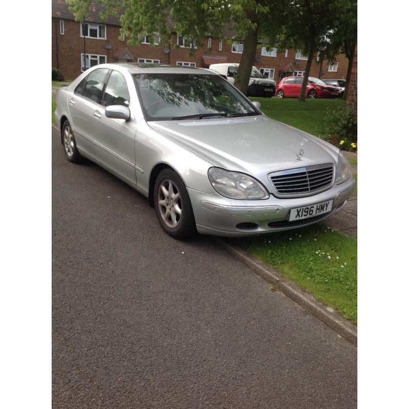 Mercedes S320 CDi 2001, Diesel in good condition with virtual fsh. High specn.