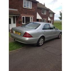 Mercedes S320 CDi 2001, Diesel in good condition with virtual fsh. High specn.