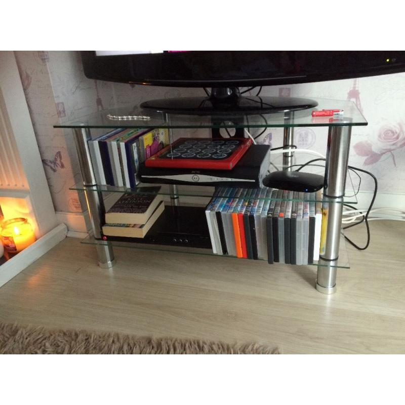 Glass TV unit