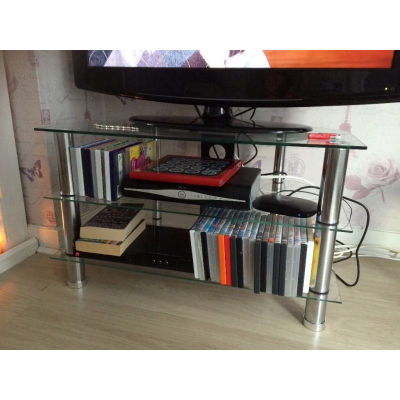 Glass TV unit