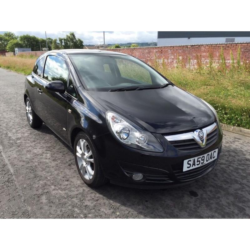 Vauxhall Corsa 2009 1.2 L Petrol, only 51k miles, MOTed Sept. 2016, AUX Port, 2 remote keys, Alloys