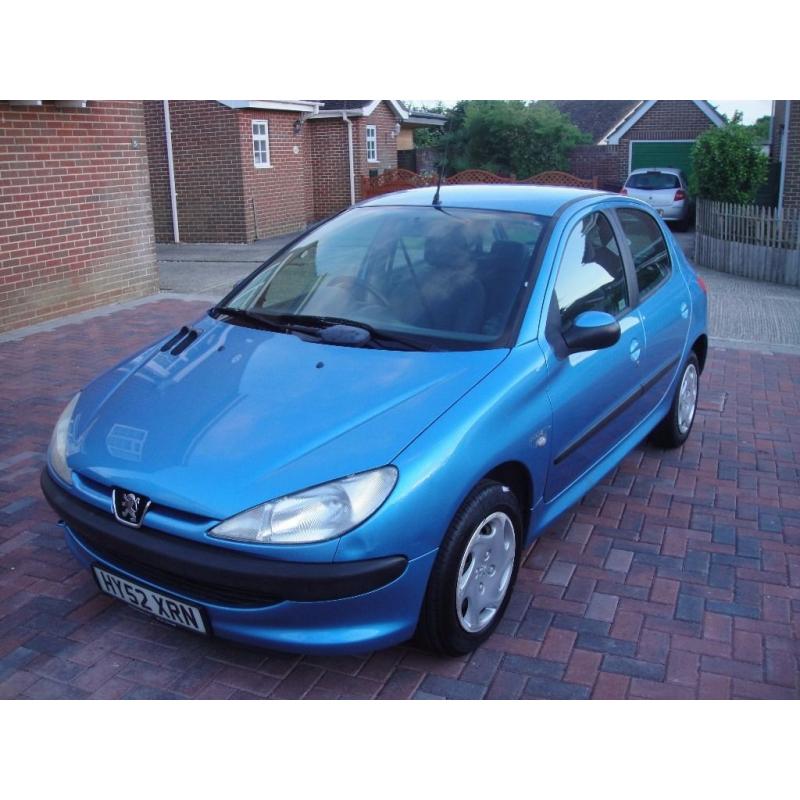 PEUGEOT 206 1.4 , 5 DOOR , NEW MOT , LOW INSURANCE