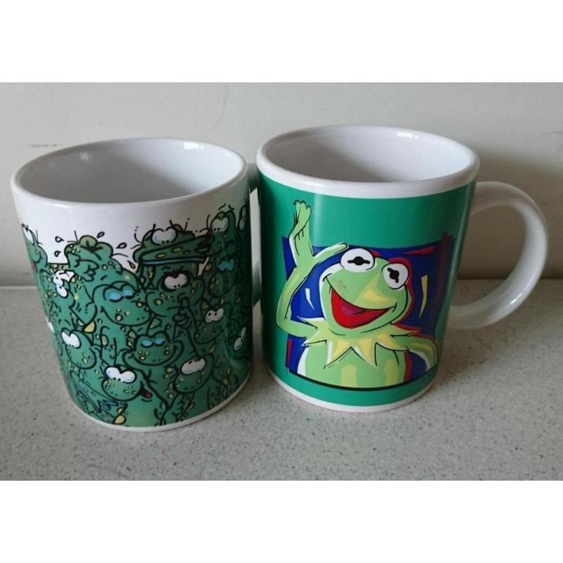 6 Mixed Frog Mugs