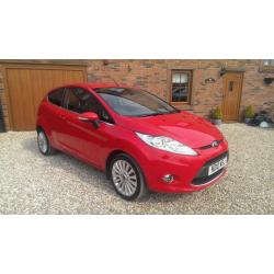 2010 FORD FIESTA 1.4 TITANIUM RED