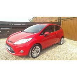 2010 FORD FIESTA 1.4 TITANIUM RED