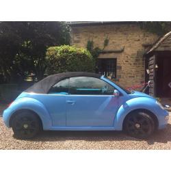 VW beetle convertible. Danish blue. Full leather. Alloys. 6 CD changer. imaccultae.