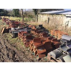 Large quantity of ridge tiles