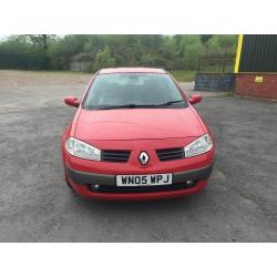 RENAULT MEGANE DYNAMIQUE DCI TURBO DIESEL 1.5cc 100bhp 3 door h/back 05/2005 1 keeper from new 181k