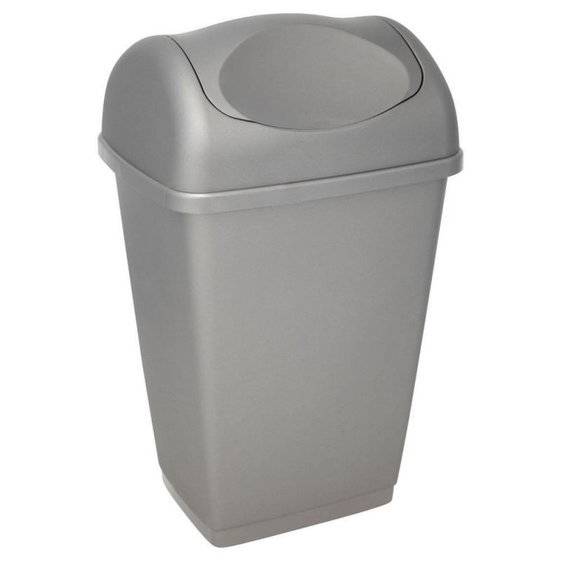 Garbage bin 25L dark grey