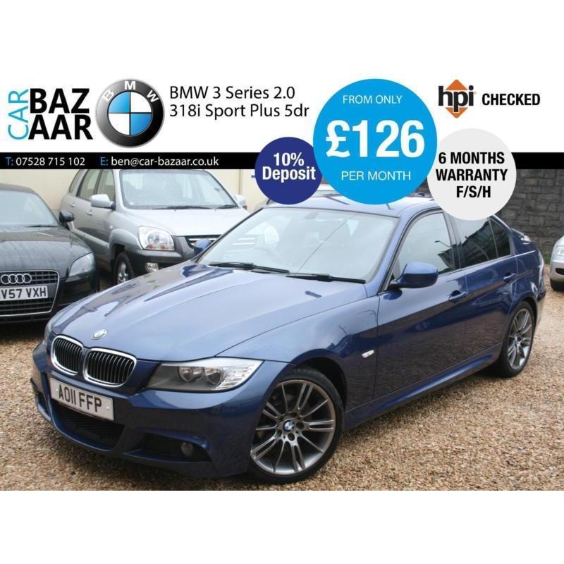 BMW 318 2.0 i Sport Plus+F/S/H+MAY 2017 MOT+6 MONTH WARRANTY+2 OWNERS