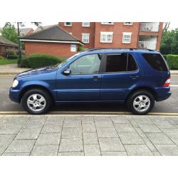 MERCEDES M CLASS AUTO SAT NAV SUN ROOF 1 OWNER FROM NEW