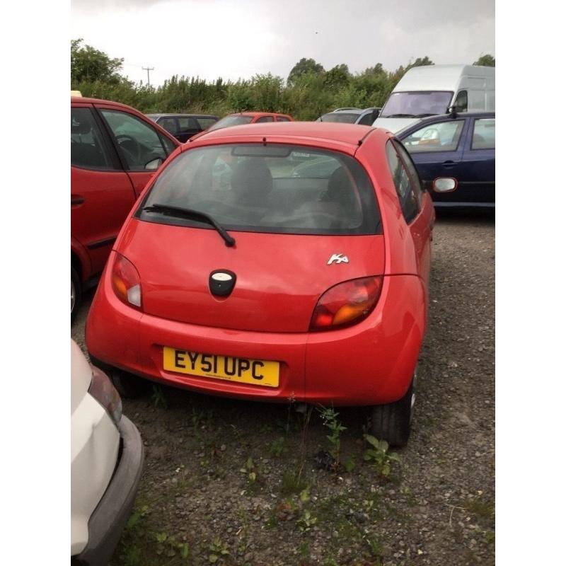 Ford ka in lovely bright red good driver any trial welcome cheap car rives fine px welcome