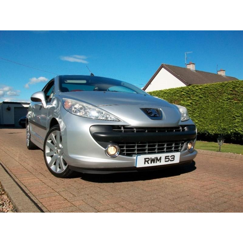 2007 PEUGEOT 207 CC CONVERTIBLE OUTSTANDING CAR