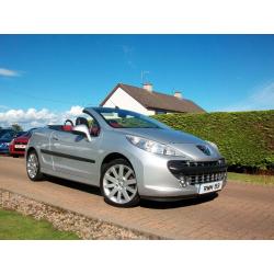 2007 PEUGEOT 207 CC CONVERTIBLE OUTSTANDING CAR