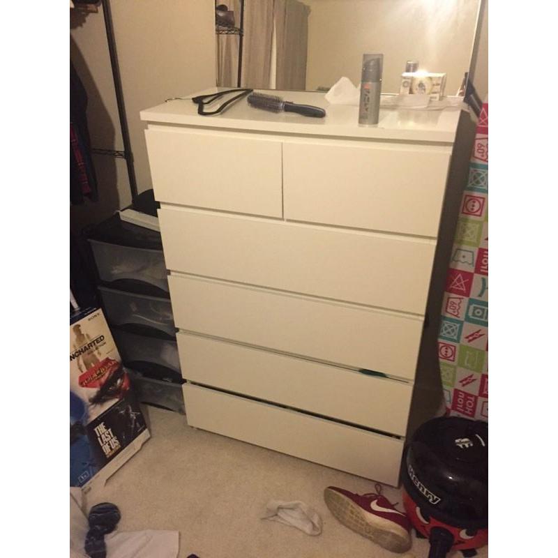 IKEA malm 6 chest of drawers