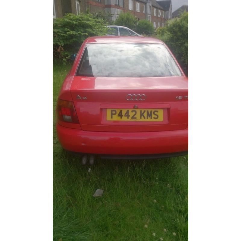 1996 Audi A4 1.9 Red diesel car