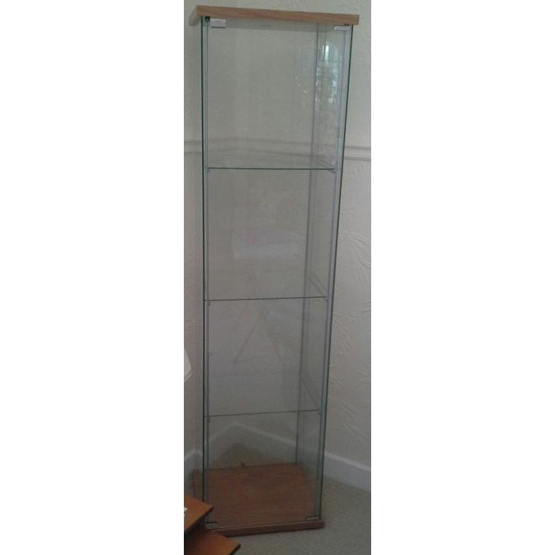 Tall Glass Display Cabinet