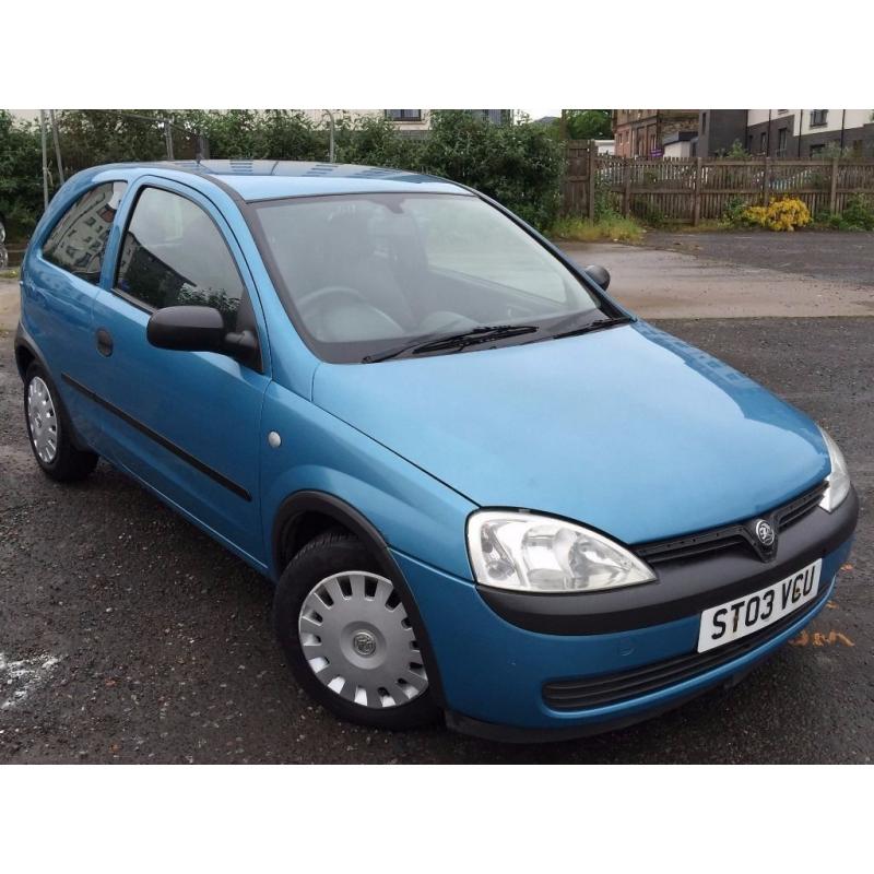 12 MONTHS MOT!! VAUXHALL CORSA CLUB 1.2 3DR - SERVICE HISTORY - DRIVES PERFECT - EXCELLENT CONDITION